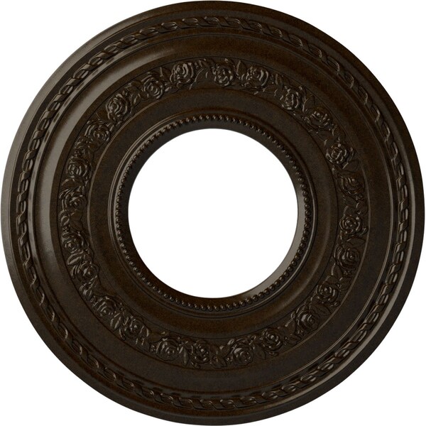 Ekena Millwork Anthony Ceiling Medallion (Fits Canopies up to 11 5/8"), 29 3/8"OD x 11 5/8"ID x 1 1/8"P, Bronze CM29ATBZS - main